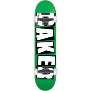   Green Complete Skateboard 8.2 w/Mini Logo Wheels