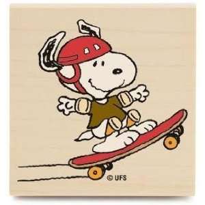  Skateboarding Snoopy (Peanuts)   Rubber Stamps Arts 