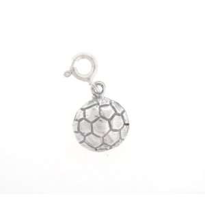   20 Ball Chain Necklace with Charm Soccer Ball and Clasp Jewelry