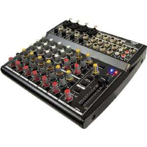   Channel Professional Audio Mixer with 3 Band EQ Musical Instruments
