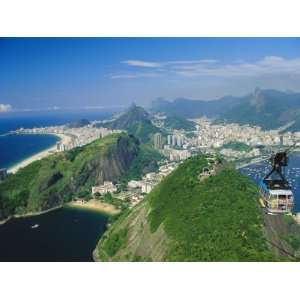 Rio and the Copacabana Beach from Pao De Acucar (Sugar Loaf), Rio De 