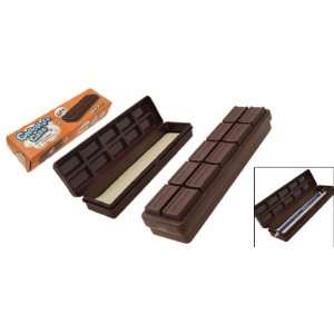   Sweet Chocolate Bar Shape Pencil Cosmetic Box Case