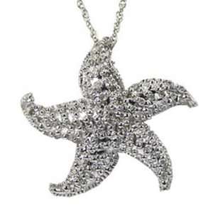  Diamond Starfish Pendant DaCarli Diamond Jewels Jewelry