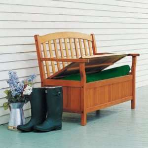  Achla Designs 4 Foot Storage Bench Patio, Lawn & Garden