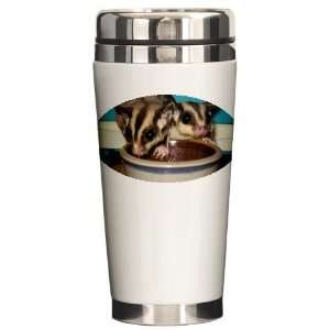 Sugar Gliders Pets Ceramic Travel Mug by   