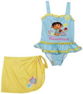  Dora The Explorer Girls 4 6 Swim Suit Clothing