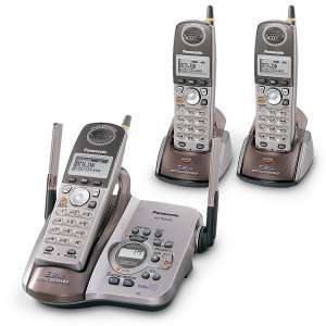   Phone with Talking Caller ID, Answering System, and Three Handsets