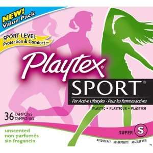    Playtex Sport Unscented Super Tampons