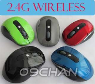 10M 2.4G USB Wireless Optical Mouse Mice For PC Laptop  