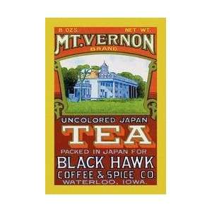  Mt Vernon Brand Tea 28x42 Giclee on Canvas