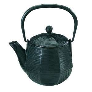   Black 18 oz Wisdom Tetsubin Cast Iron Teapot Kettle
