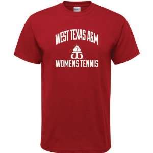  Buffaloes Cardinal Red Womens Tennis Arch T Shirt