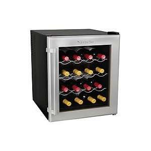  16 Bottle Wine Refrigerator with Wood Shelves   EdgeStar 
