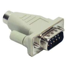  DB9 Male to PS2 (MiniDINI6) Female Adapter Electronics