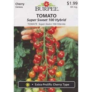  Burpee Super Sweet 100 Hybrid Tomato Seeds   60 mg Patio 
