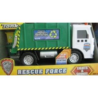 tonka lights sound rescue force metro sanitation department truck 