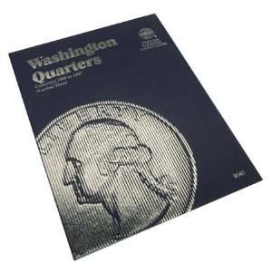    Whitman Coins Quarter Folder, Washington #3, 1965 87 Toys & Games