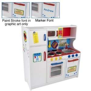  KidKraft Personalized Deluxe Lets Cook Play Kitchen Toys & Games