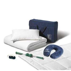 On The Go Travel Pack Demo pad, Twin Comforter, Pillow, Travel Pillow 