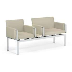   Two Seater Reception Lounge Chair with Connecting Table Office