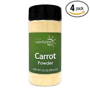   Carrot Powder, 3.5 Ounce Bottles (Pack of 4)