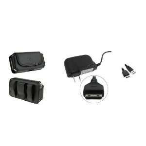 +Leather Case Holster+USB Data Charging Cable Bundle For US Cellular 