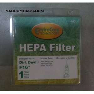  Dirt Devil F 16 HEPA Vacuum Cleaner Filter   1 Piece 