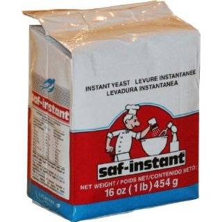 Saf Instant Yeast, 1 Pound Pouches (Pack of 4)