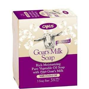 Goats Milk Rich Pure Moisturizing Vegetable Oil Soap, Orchid Oil 