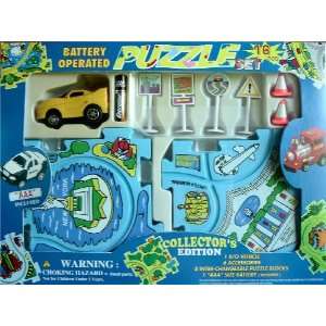  Battery Operated Toy Vehicle Puzzle Set   Collectors 