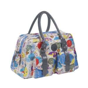  Lassig Vintage Metro Bag, Multicolor Oilcloth Baby