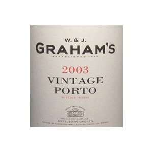   2003 Graham Porto Vintage 375 mL Half Bottle Grocery & Gourmet Food