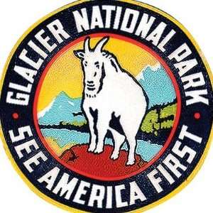  Glacier National Park Sticker Arts, Crafts & Sewing