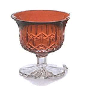  Waterford Crystal Lismore Crimson Mini Footed Bowl 4.5 