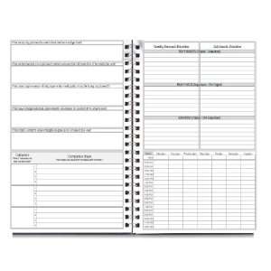  Weekly Job Search Organizer + calendar (8.5 x 11 / 2 pages 