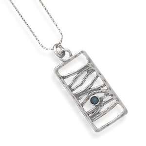   Silver Oxidized Blue Quartz Necklace West Coast Jewelry Jewelry