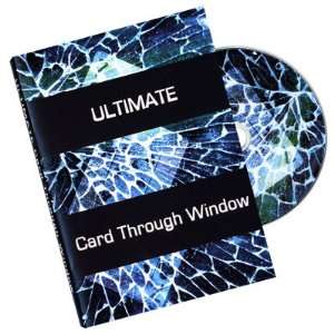    Magic DVD Ultimate Card Through Window by Eric James Toys & Games
