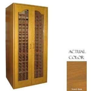   250 Bottle Wine Cellar   Glass Door / Iced Oak Cabinet Appliances